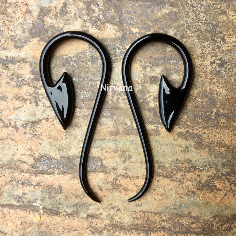 Black South Pacific Islands Tribal Fish Hooks 10g 8g 6g 4g 2g Etsy