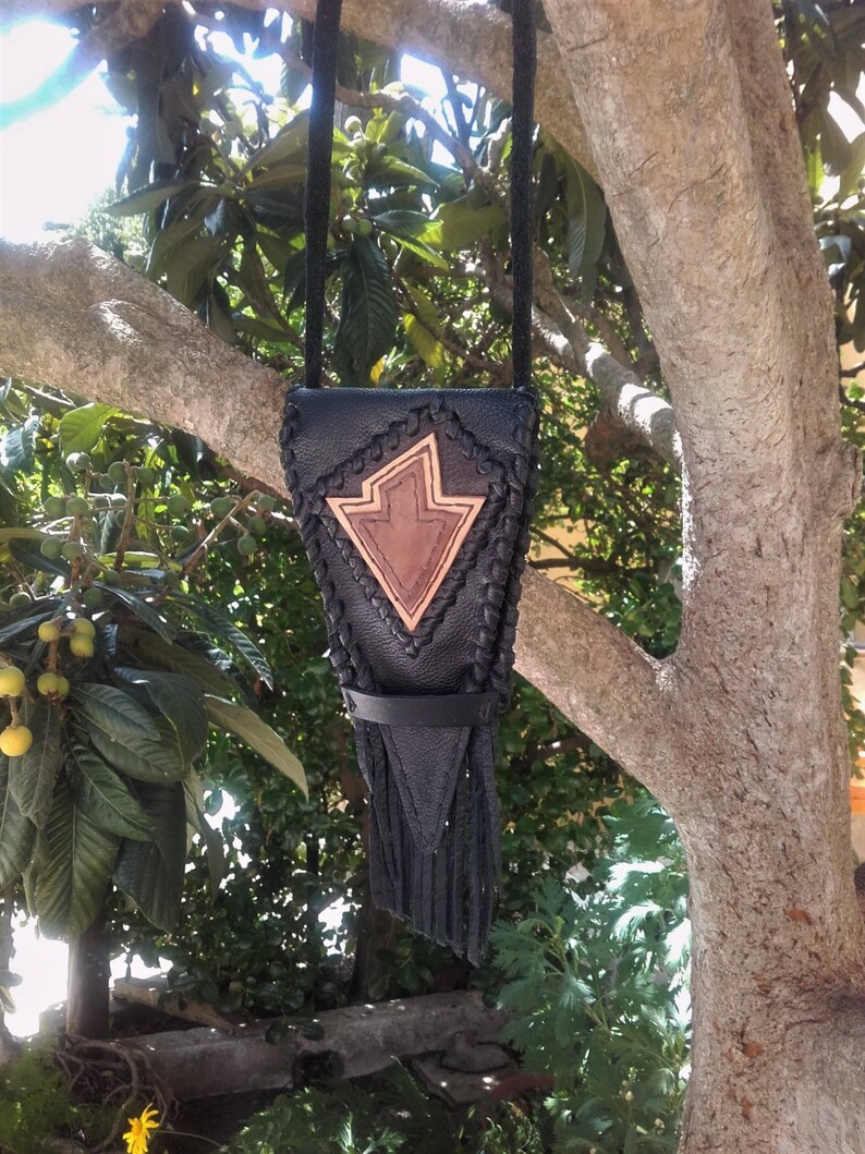 Sac Bandoulière Dos Carquois Cuir, Flèche, Sangle Ceinture, Marron/gris