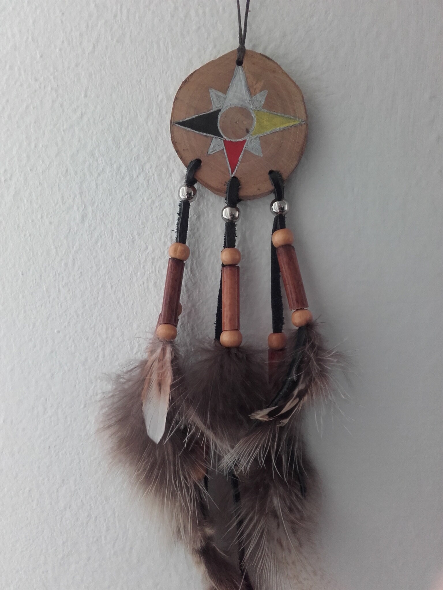 Roue Medecine - Bois 4 Directions Ref Mw 180402