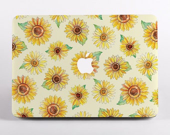 Sunflowers MacBook Case for Macbook Air 11 and 13 inch, MacBook Pro 13 inch and 15 inch, MacBook Pro M2, MacBook 12 inch, MacBook Air 15