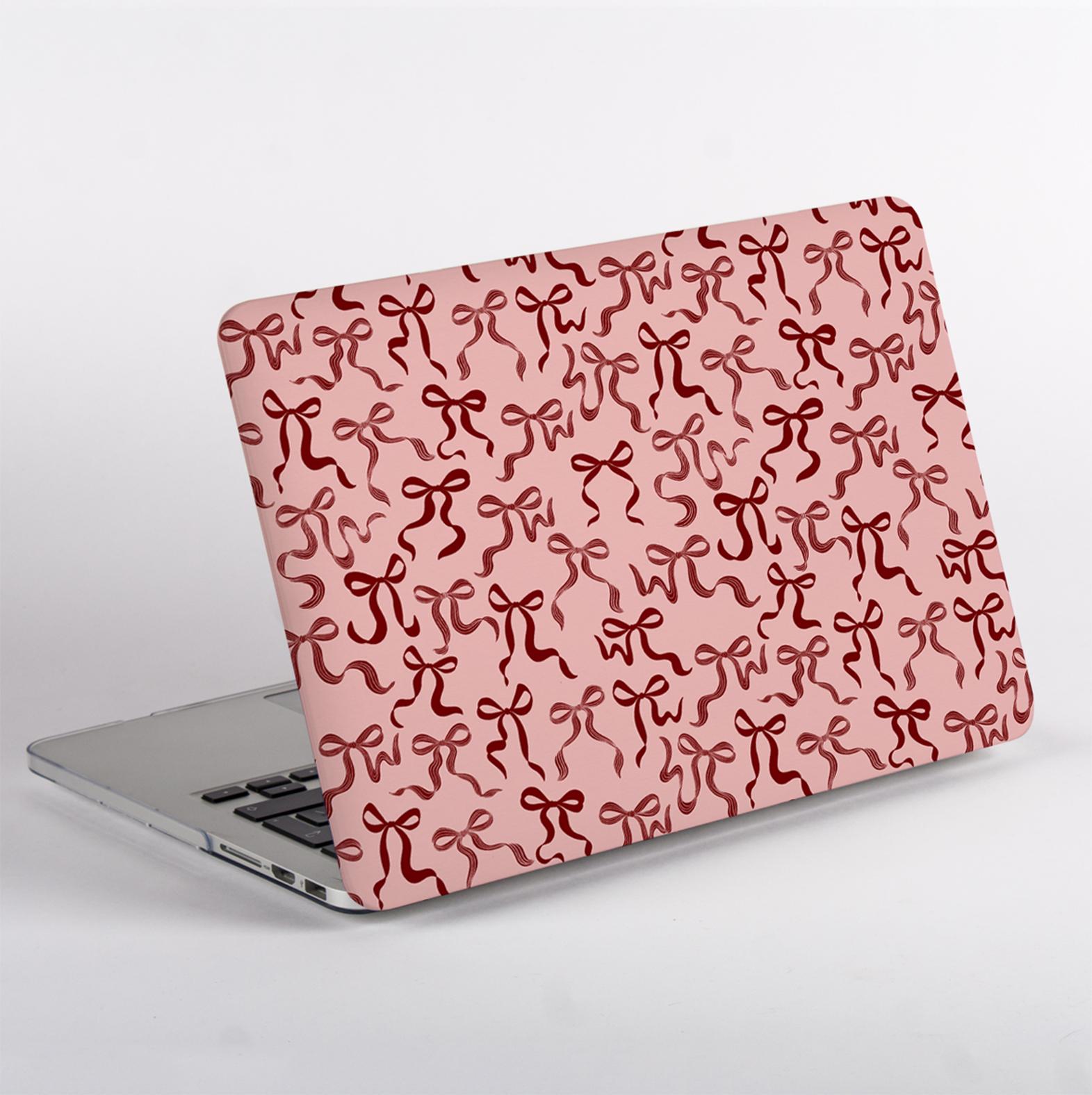Ribbon Bows MacBook Case, Pink Laptop Cover for MacBook Pro, Air and ...