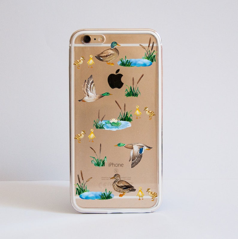 iPhone XS and all iPhone 6 8 Plus 6s models 7 Plus Ducks Clear Protective Metal Bumper Phone Case for iPhone 7 iPhone X iPhone 8