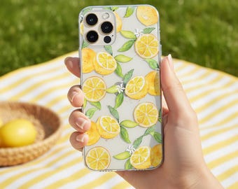 Oranges Clear Phone Case for iPhone, Samsung & Google Pixel. Scratch-Resistant Print. MagSafe Compatible
