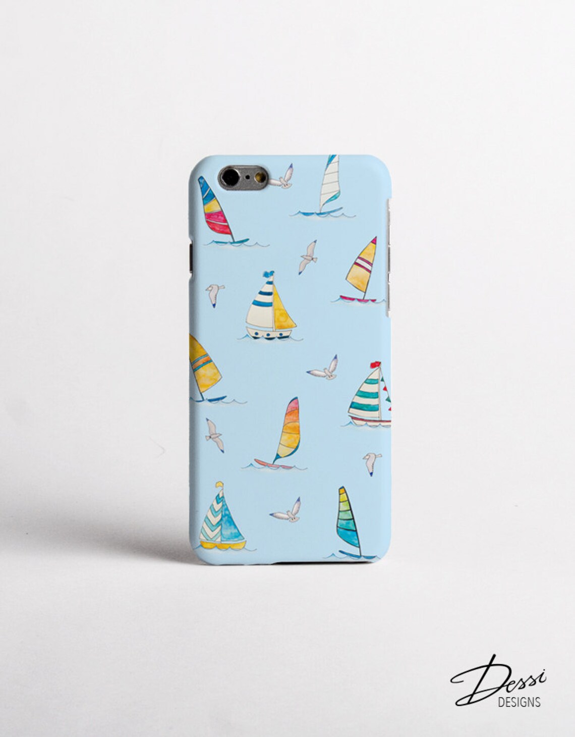 Blue Boats Design for iPhone Cases Samsung Cases and Google Etsy