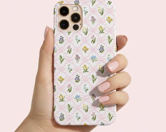 Wild flowers Phone Case for iPhone, Google Pixel, OnePlus & Samsung – Cute Floral Design, Durable Hard Plastic phone cover