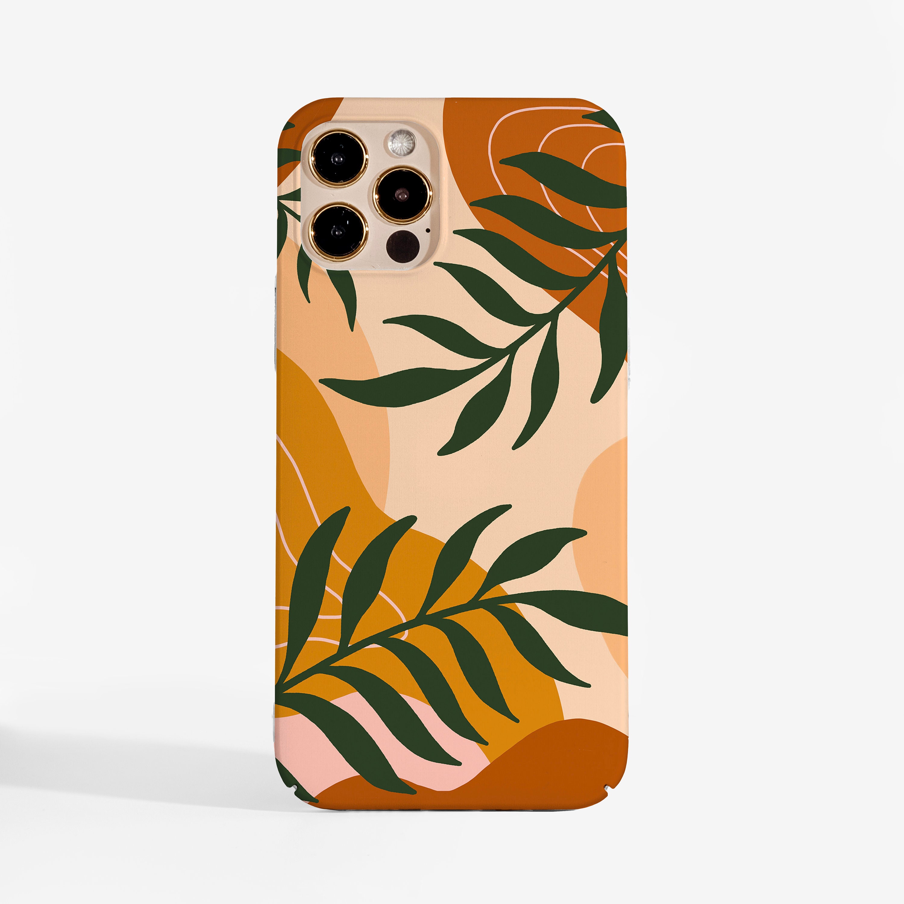 Abstract Botanical Art Phone Case. Boho Phone Cover for iPhone 14