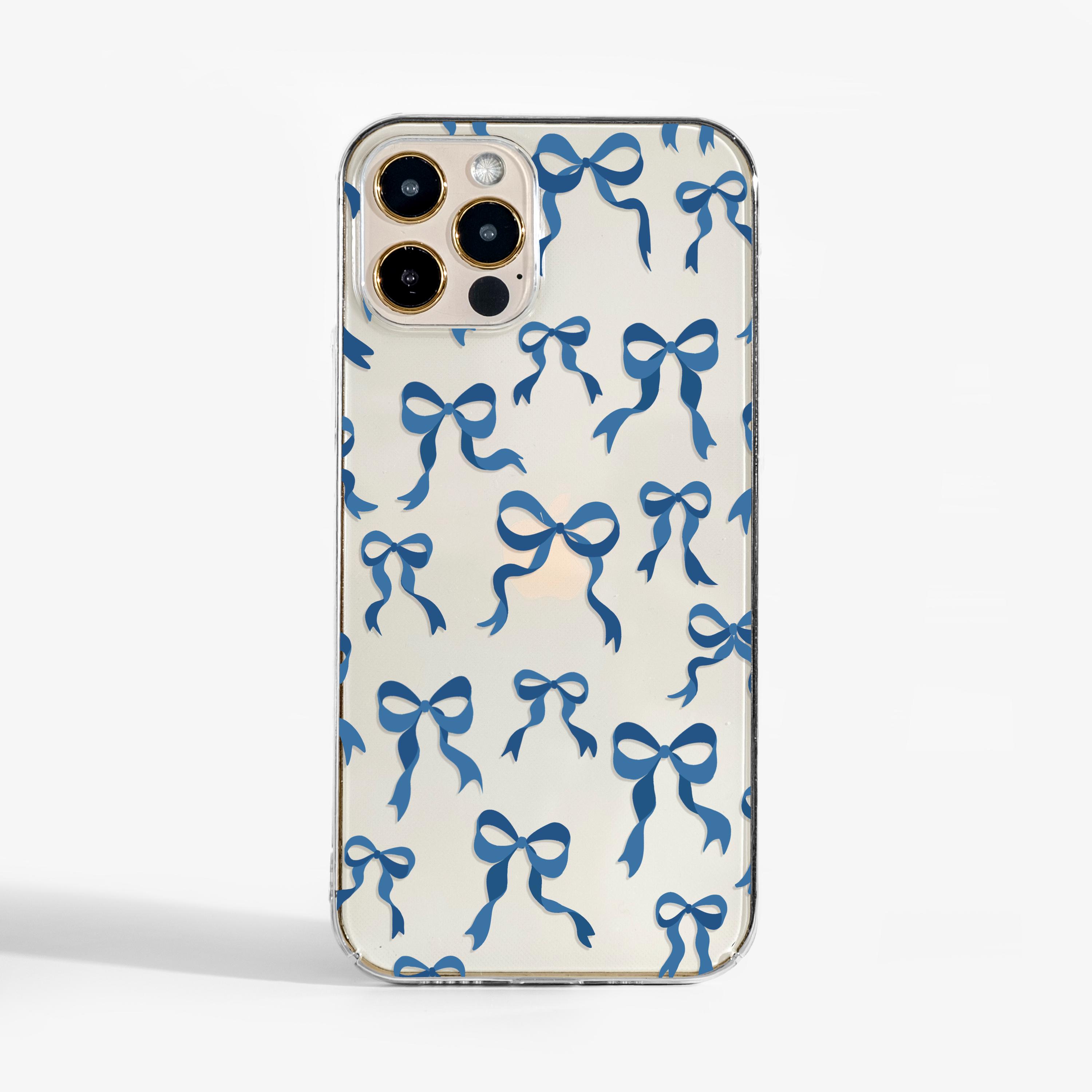 Blue Ribbon Bow Phone Case. Clear Protective Cover for Iphone, Samsung and  Google Pixel. Magsafe Compatible - Etsy
