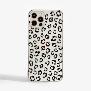 Leopard Print Phone Case for iPhone 16e, iPhone 15, iPhone 14, iPhone 13, iPhone 12, Samsung S21, Samsung S20 Ultra Google Pixel & OnePlus