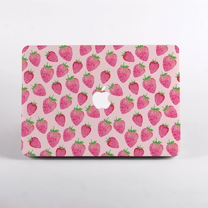 Strawberries MacBook Case for Macbook Air 15 A2941, Pro 14 A2442, MacBook Pro 16 A2485, MacBook Pro 13 A2337 A2179 A1932 A2289 A2251