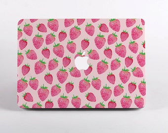 Strawberries MacBook Case for Macbook Air 15 A2941, Pro 14 A2442, MacBook Pro 16 A2485, MacBook Pro 13 A2337 A2179 A1932 A2289 A2251