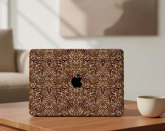 Deer Print MacBook Case, Modern Laptop Cover for MacBook Air 13, 15, MacBook Pro 13, Pro 14, Pro 16 and MacBook Neo