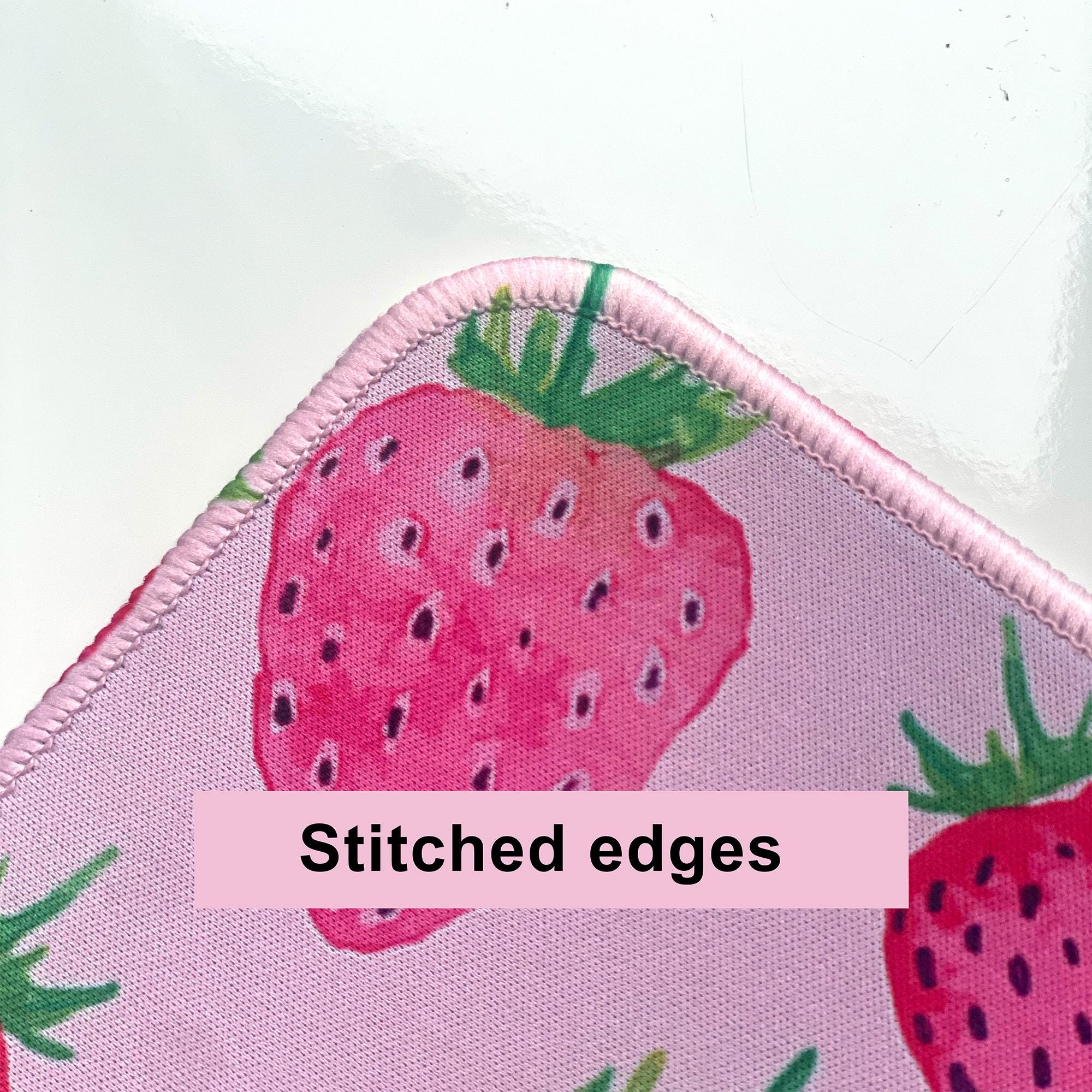 Strawberry Desk Mat, Desk Pad, Extra Large Mousepad, Soft Anti