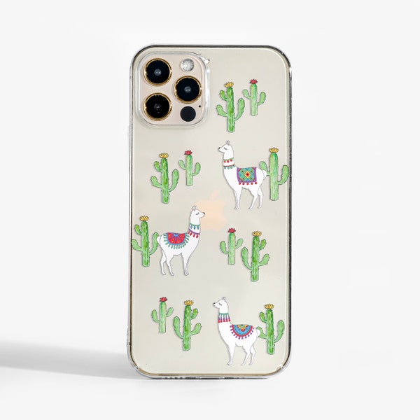 Cute Llamas Phone Case for iPhone 14, 13, 12 Pro Max, 11, Samsung S21, S22, Google Pixel 5, OnePlus 9 and more