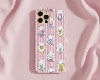 Chic Cats Phone case for iPhone, Google Pixel, OnePlus & Samsung. Cute Cat Phone Cover for iPhone 17 17e 17Air 16 15 14 16e