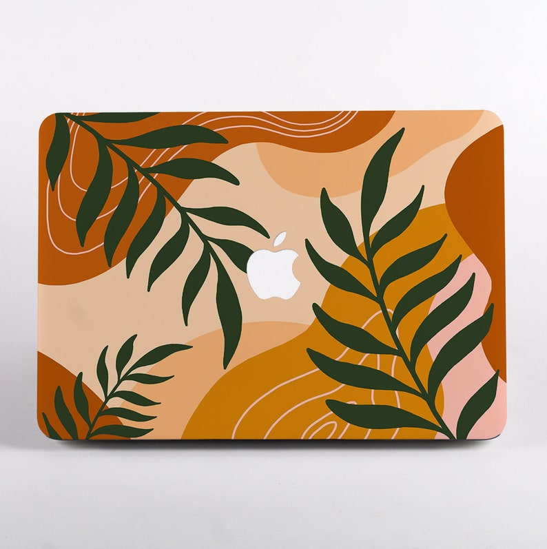 13 and 15 inch Hard Plastic Cover 11 Dessi Designs Abstract Botanical Painting MacBook Case for MacBook Pro and Air Mid century boho 12