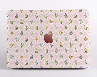 Wild flowers MacBook Case Fits MacBook Pro 14, Pro 13, Pro 16, Pro 15, Air 15, Air 13 and MacBook Neo. Protective MacBook cover