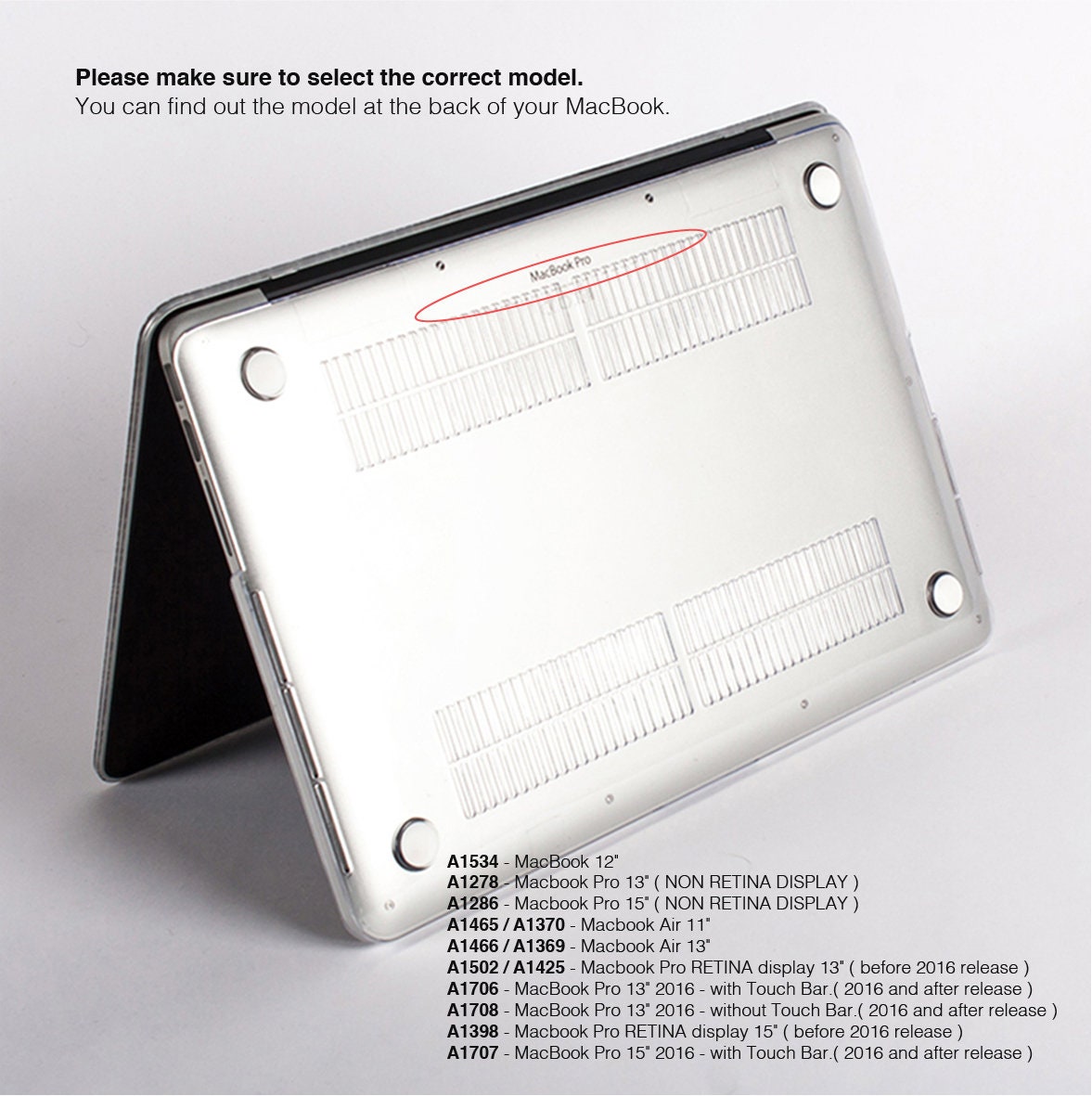 Polar Bears Clear MacBook Case for MacBook Air 15, Pro 14