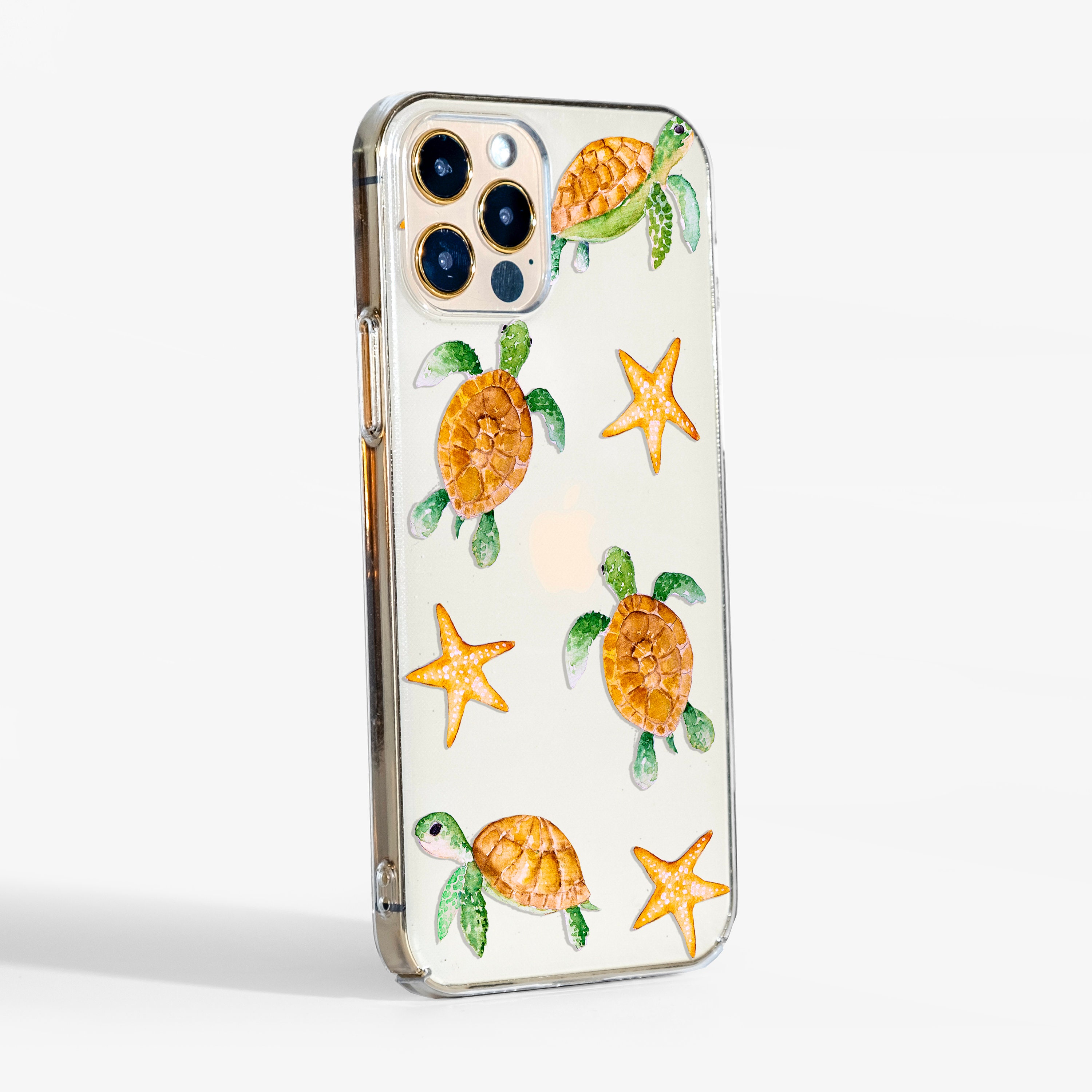 Cute Sea Turtles Phone Case for iPhone 16e, iPhone 15