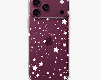 Stars Phone Case, for iPhone 18, 17e, Air, 16, 15, 14, 13, 12, Samsung Galaxy and Google. Scratch Resistant print. MagSafe
