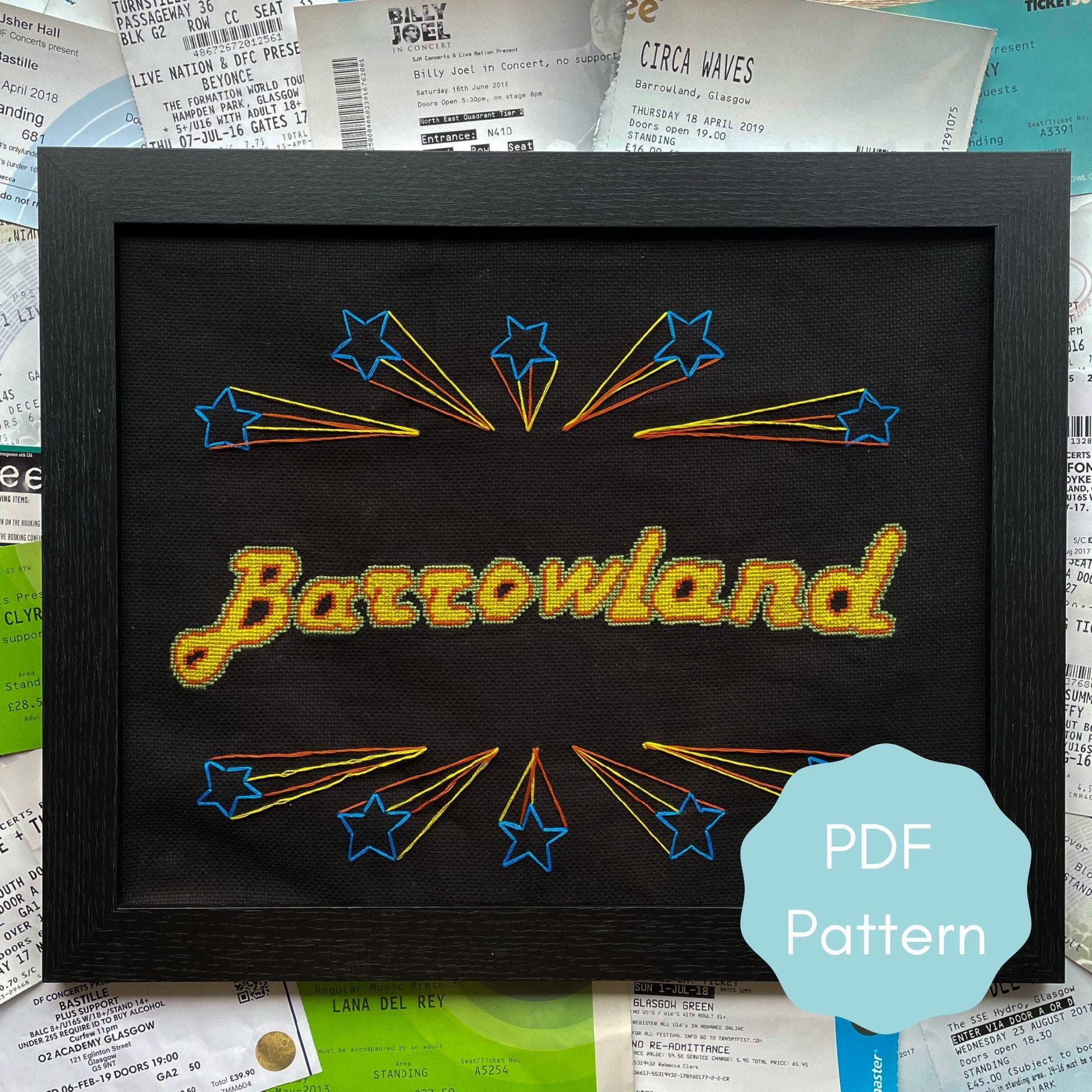 Barrowlands Cross Stitch - PDF Pattern