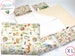 Changing mat on the go XL Forest animals beige 