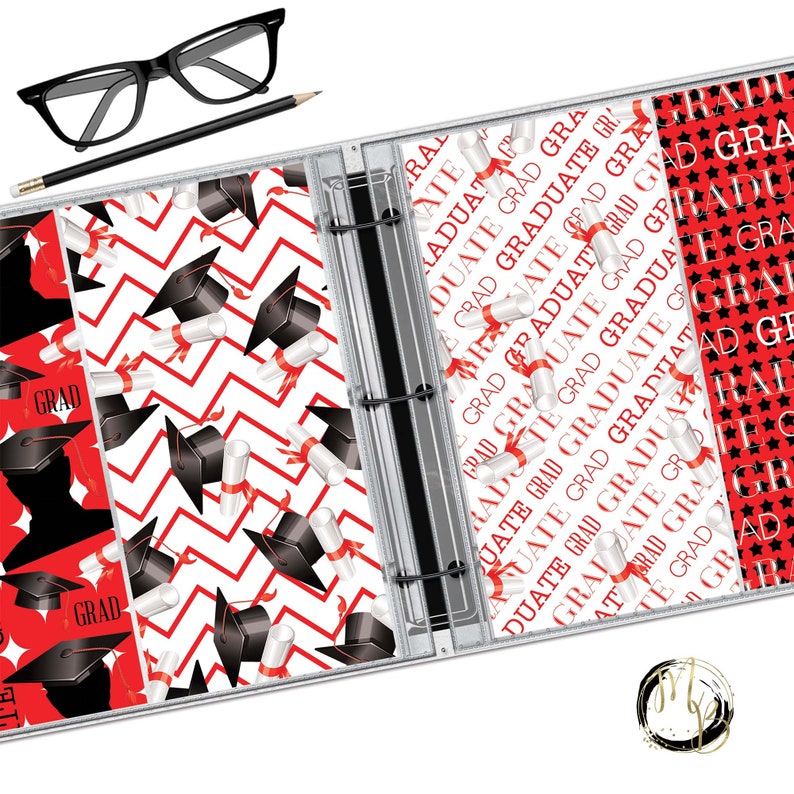 College scrapbook paper 12x12 image