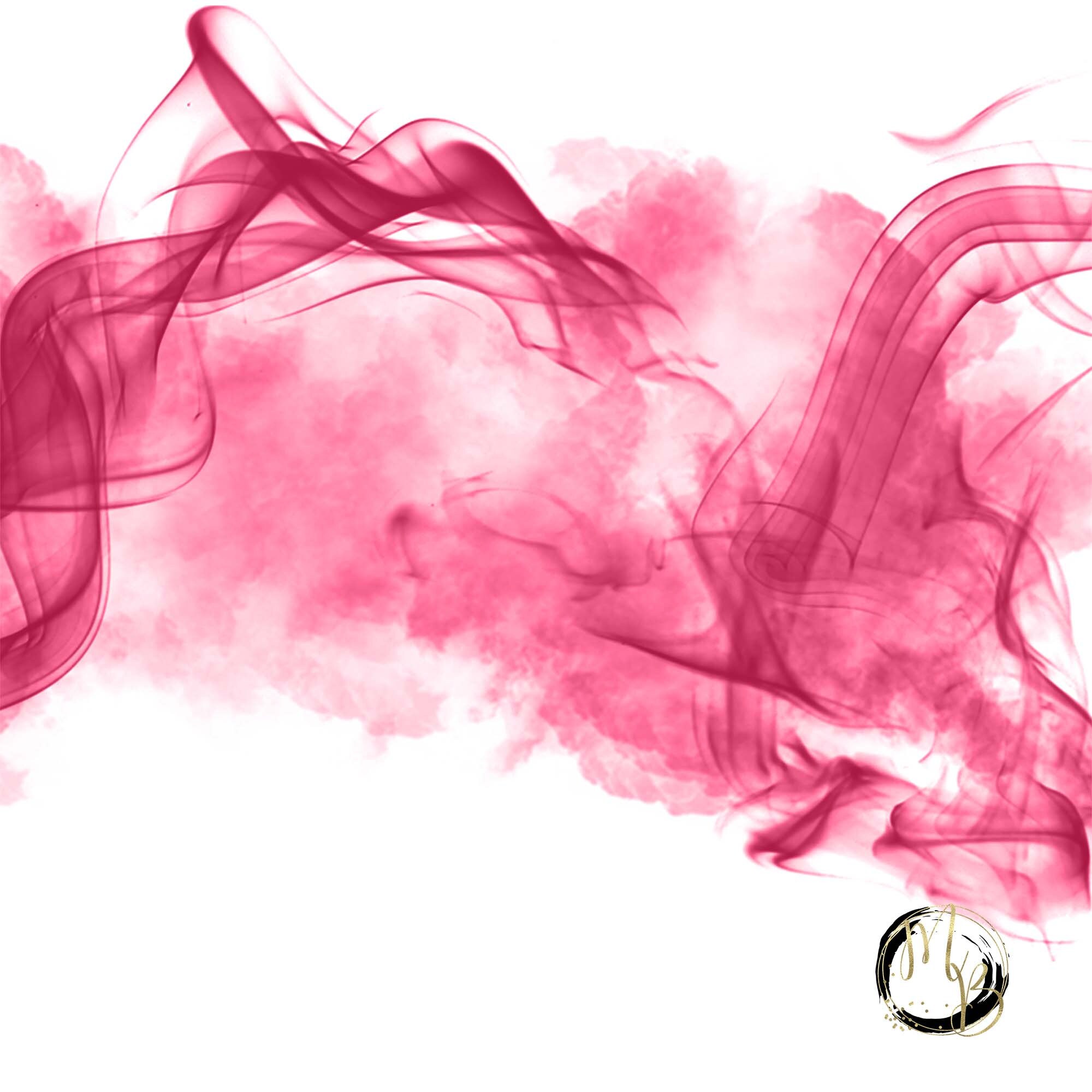 Pink Smoke Digital Paper Download With Various Digital Smoke Etsy