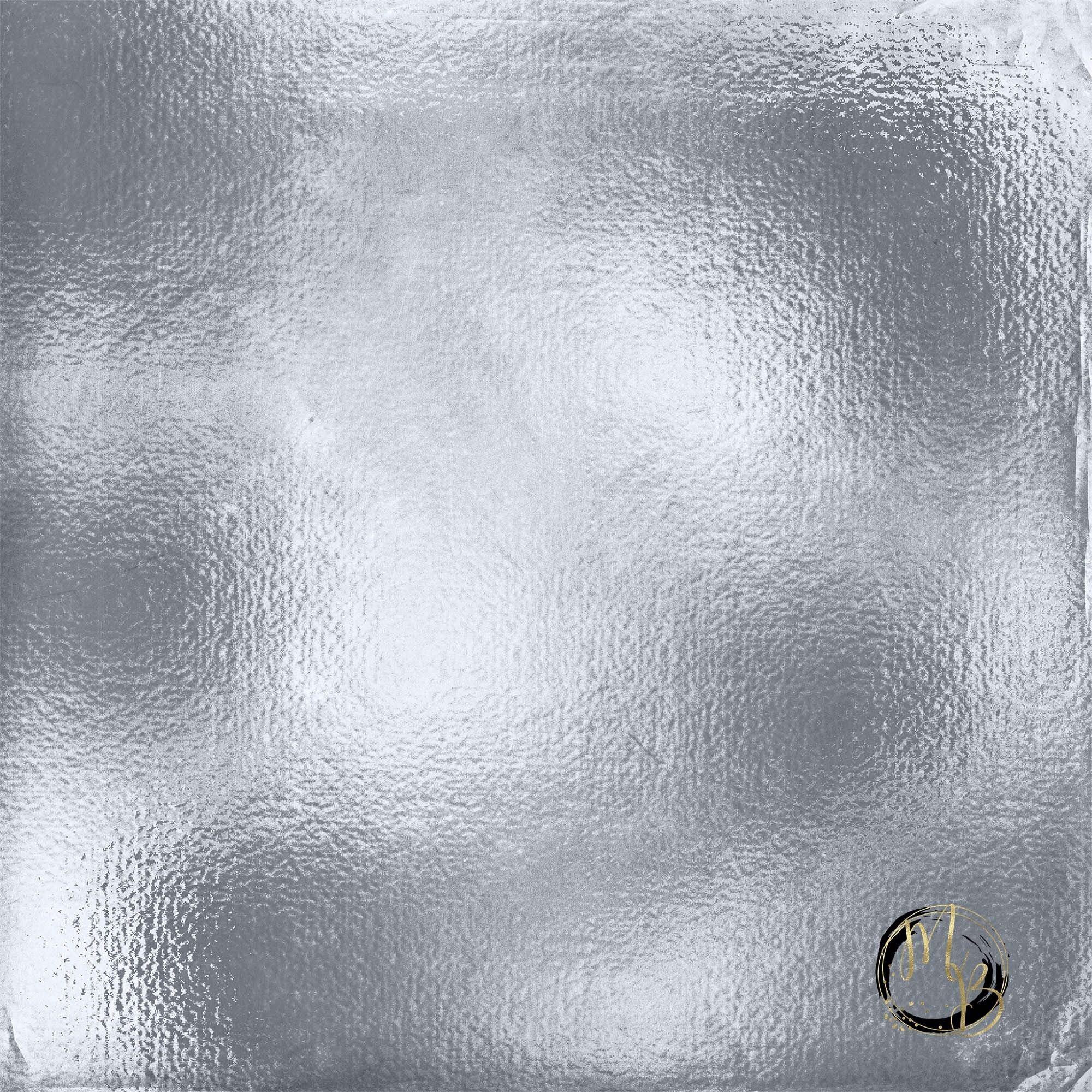 Chrome Digital Paper Download with reflective steel chrome Etsy