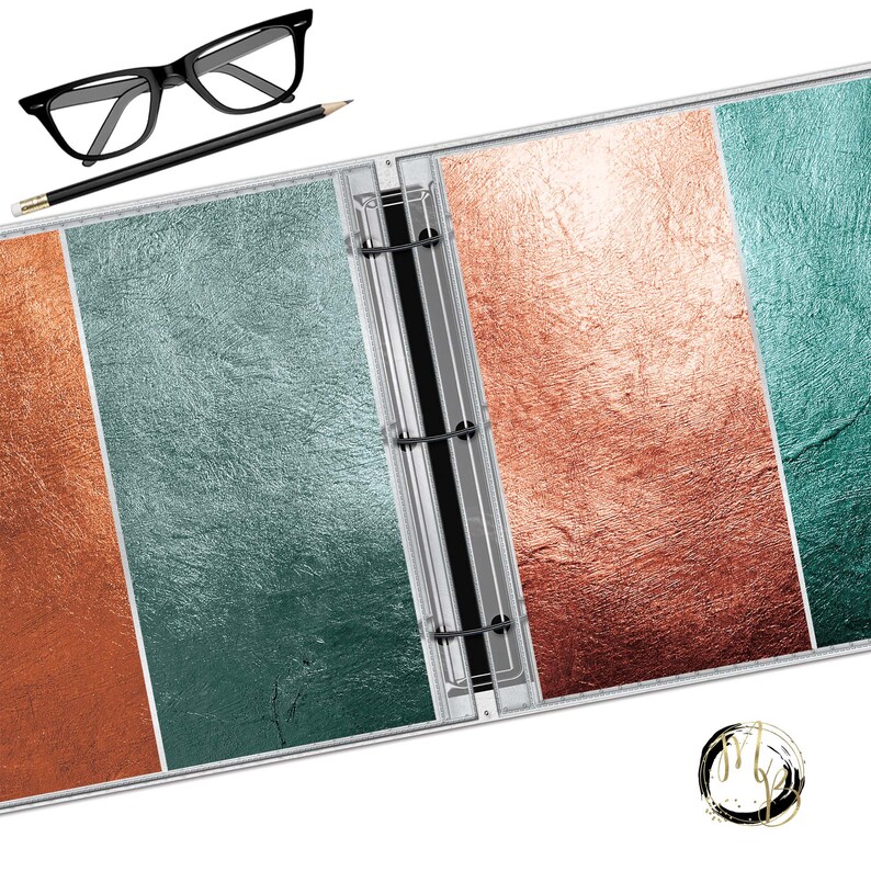 Download Luxury Foil Copper Patina Digital Paper Download with ...