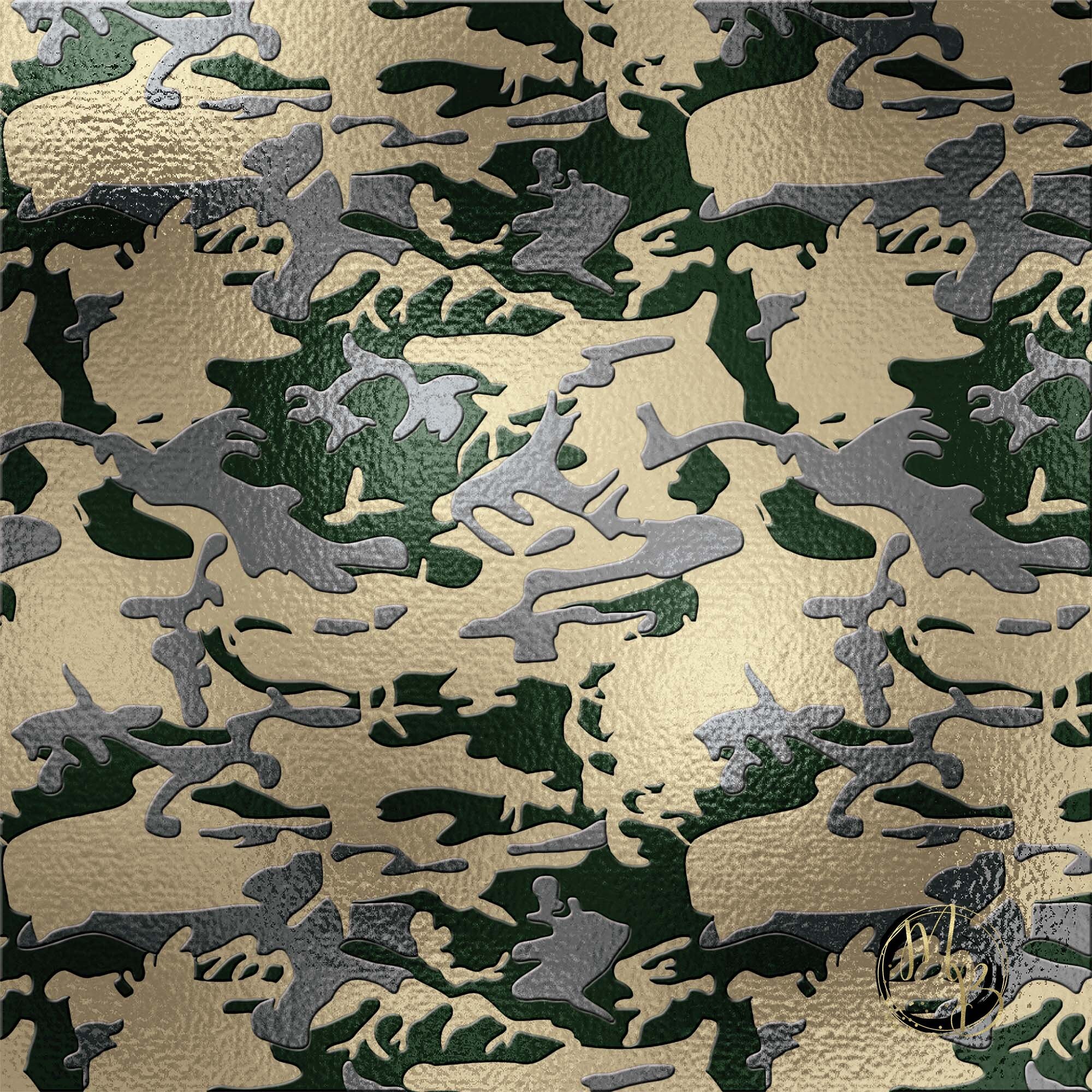 Embossed Camo Digital Paper Download Nature Shades of Brown Etsy