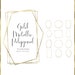 Gold polygonal frames clipart, Metallic foil, Shiny gold frame, Geometric, Crystal, Overlay, Wedding, Bridal shower, Invitations 12 PNG 