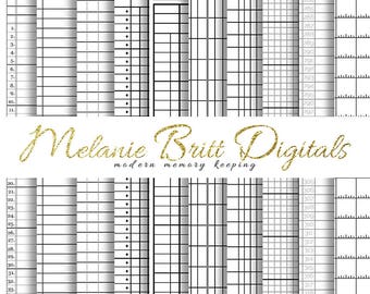 SPREADSHEETS Digital Paper, Grids, Columns, Drafting, Office Papers, Digital Paper Pack, Printable pdf, INSTANT DOWNLOAD