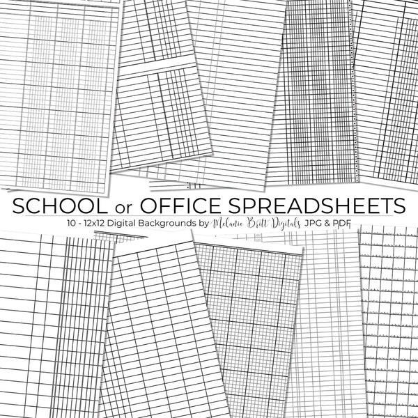 Office Ledger Spreadsheet - Etsy