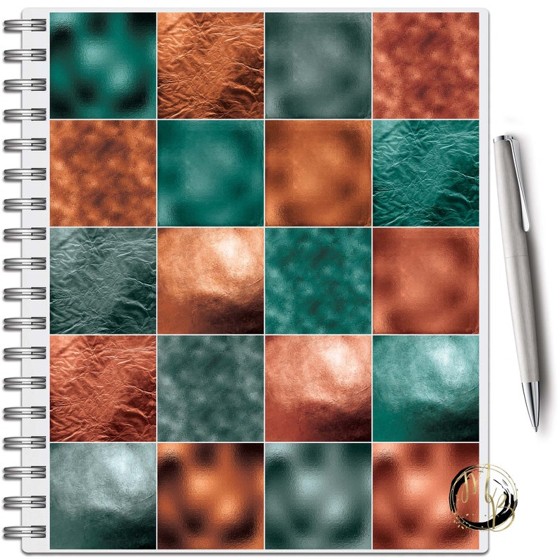 Download Luxury Foil Copper Patina Digital Paper Download with ...