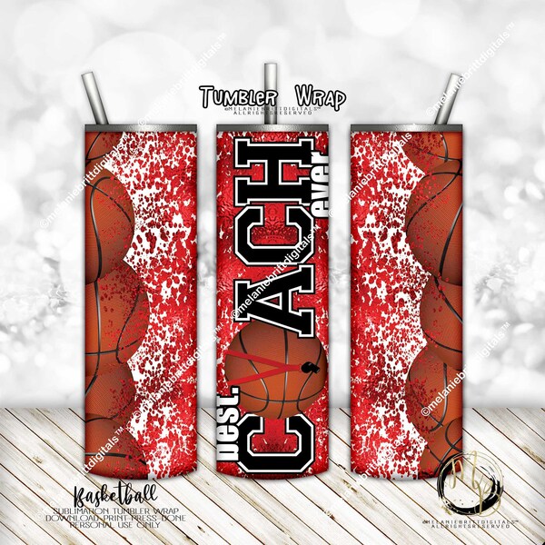 Basketball Coach Tumbler Etsy