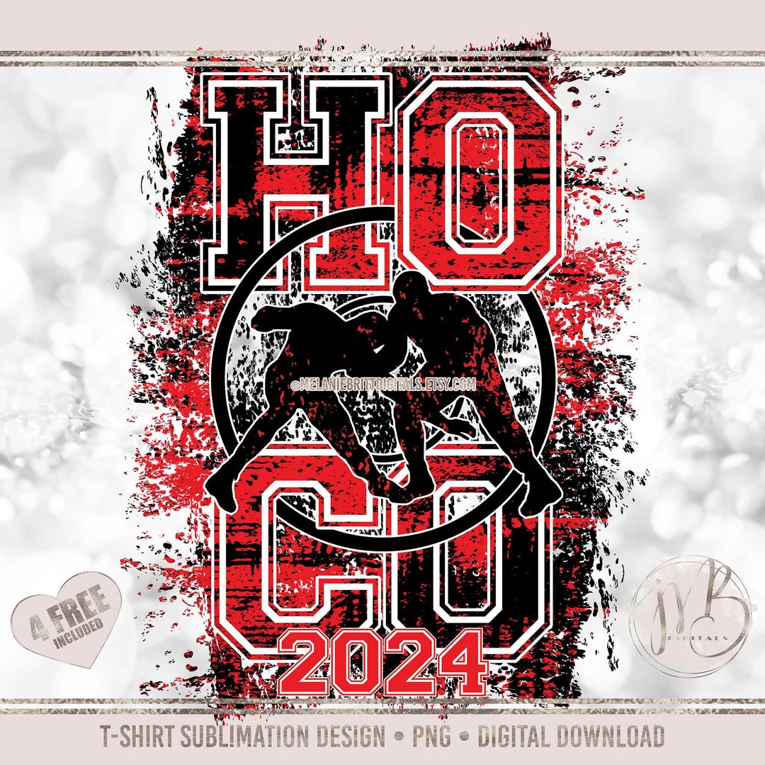 Wrestling HOCO 2024 Sublimation Tshirt Design PNG Download