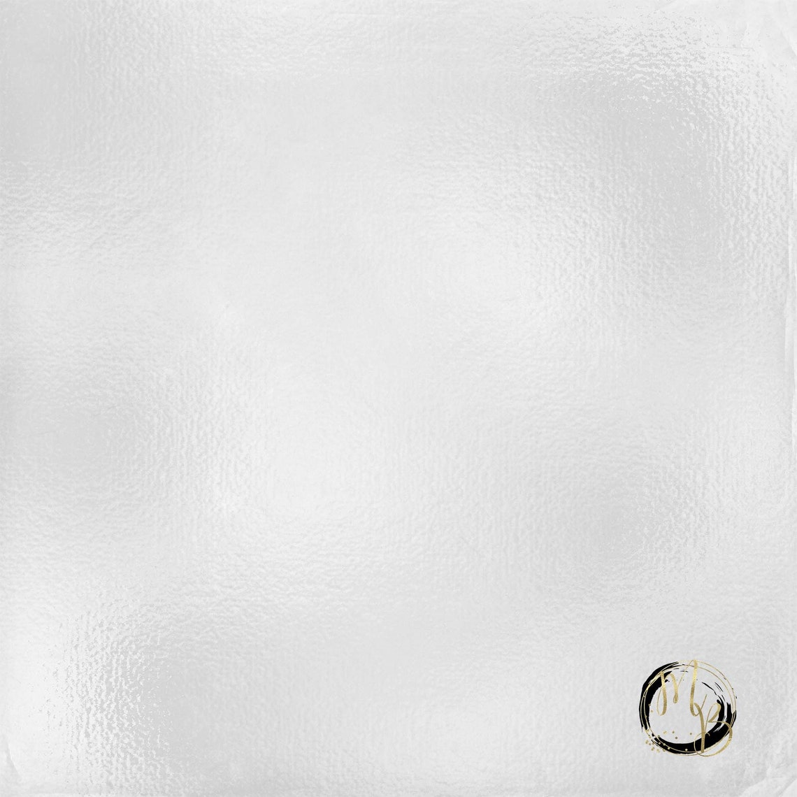 Opulent White Digital Paper Download with shiny metallic foil Etsy