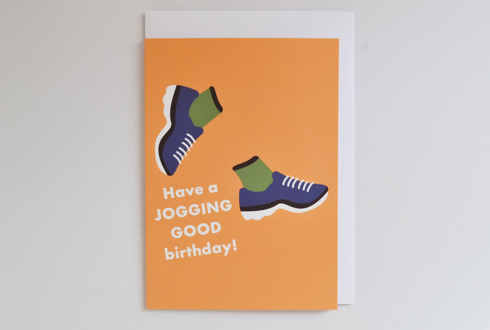 Running Birthday Card Funny Sports Pun Birthday Card Etsy