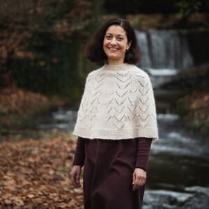 KNITTING SHEET pdf version to print - French and English - cape DEMETER pattern