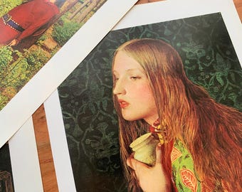 ca. 1975 MEGA-Bundle mit 205 surrealistischen Jugendstil-Drucken von David Larkin, Dalí, Gervasio Gallardo, English Dreamers, Innocent Fantastic Art