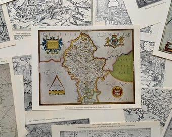 ca. 1965 MEGA-Set mit 43 Kartenillustrationen aus verschiedenen Jahren