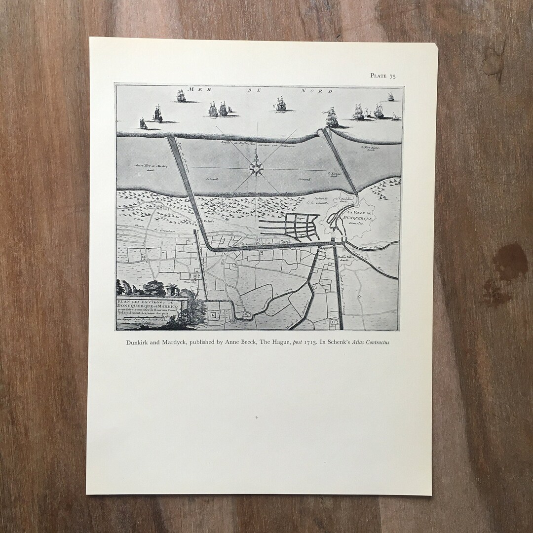 1965-vintage-map-illustration-dunkirk-and-mardyck-atlas-contractus