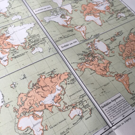 Art & Collectibles Saxon Duchies Print 1895 Original Antique Map