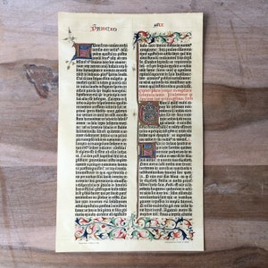1895 Original antike Kartenlithographie, Einführung in das Lukasevangelium, Geschichtskarte, Vintage-Kartendruck, antike Geographie, antike Karte