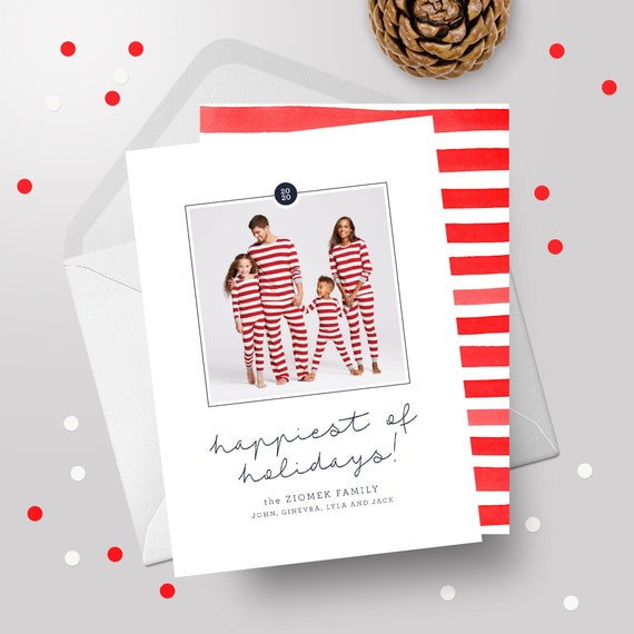 Happiest of Holidays Photo Card - Covid Christmas Card - Photo Christmas Card - Covid Holiday Card - Quarantine Christmas2020 - Digital File Il_570xn