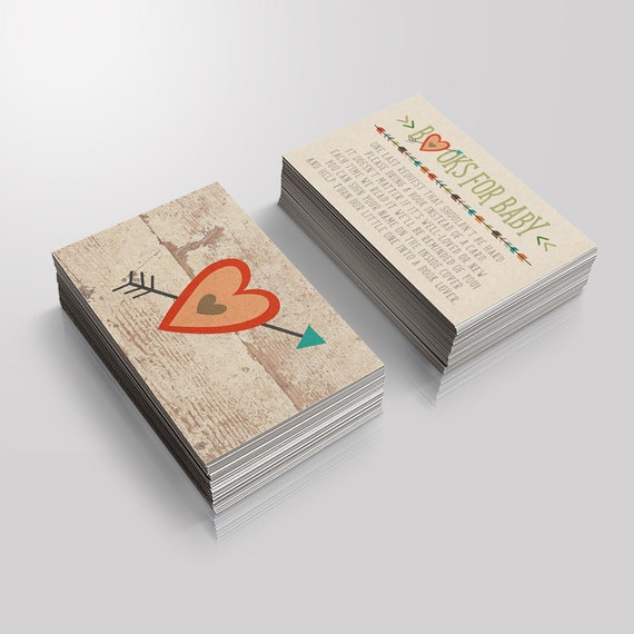 Baby Shower Book Request Cards - Books for Baby Card - Printable - Baby Shower Games - Instant Download Il_570xn