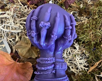 Crystal Ball Witches Spell Candle