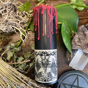 Baphomet Ritual Tall Pillar Candle