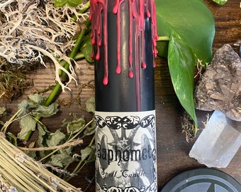 Baphomet Ritual Tall Pillar Candle