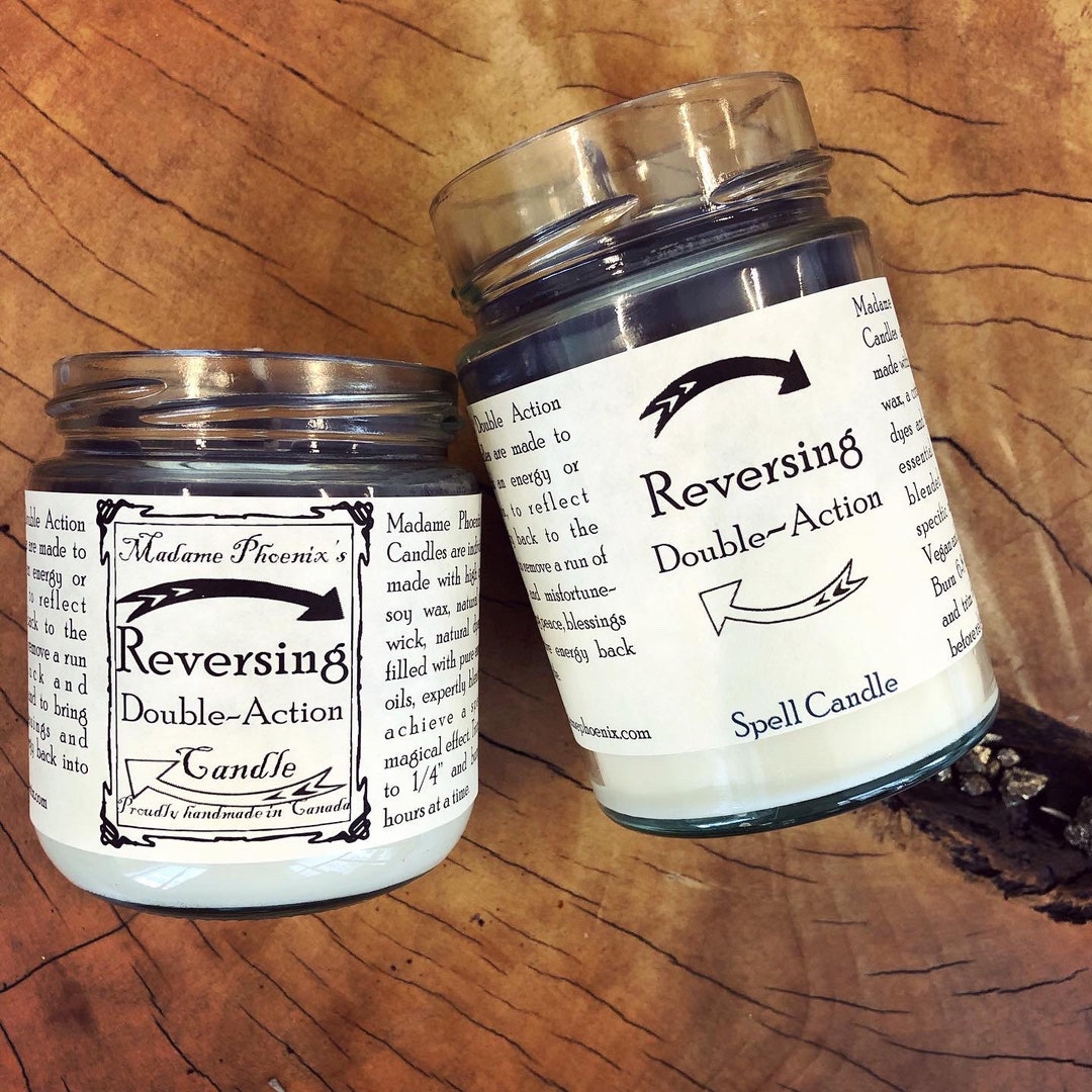 Double Action Reversing Spell Candle - Etsy